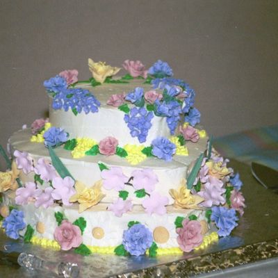 Spring Explosion Cake