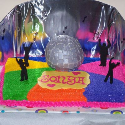 Disco Ball Cake