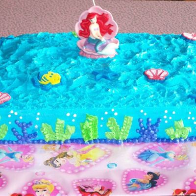 Ariel, The Little Mermaid, Cake
