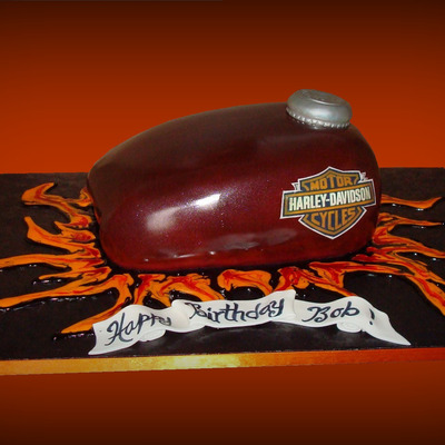 1975 Harley Davidson Motorcycle Tank