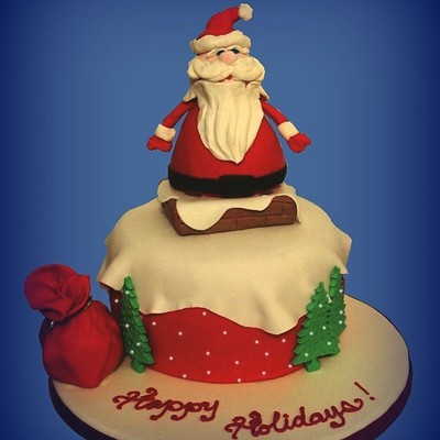 Santa Up On The Housetop