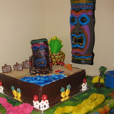 Luau Cake