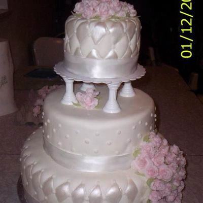 My First Wedding Cake That Is For Someone....