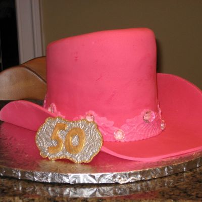 Pam's 50Th Birthday ~ The Long Awaited Cowboy Hat . . .