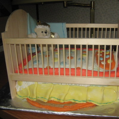 Baby Crib Blanket And Teddy Bear