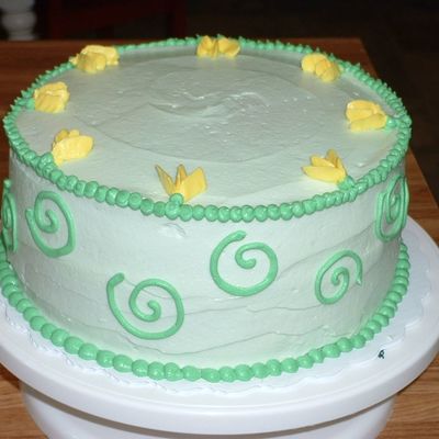 Green Practice Cake