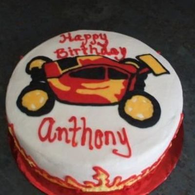 Remote Control Car Cake