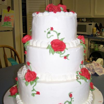My 3Rd Bridal Cake