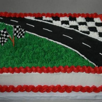Nascar Birthday Cake