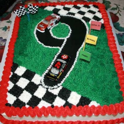 Nascar Birthday Cake