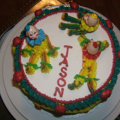 Clown Birthday Cake