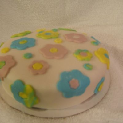 Spring Fondant Cake