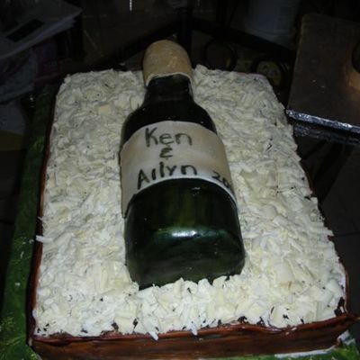 Wine Bottle In Crate