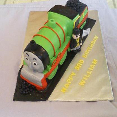 Percy The Train 3D Cake
