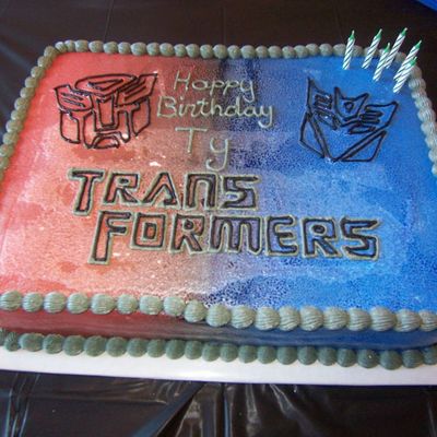 Transformer Cake
