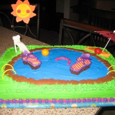 Relaxing At The Pool