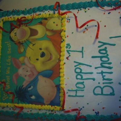 Winnie The Pooh Cake