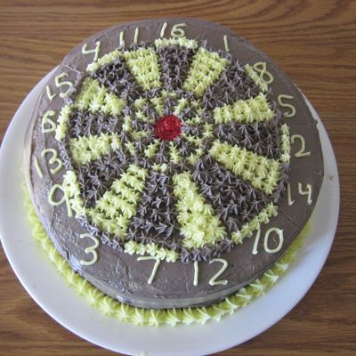 Dartboard Cake