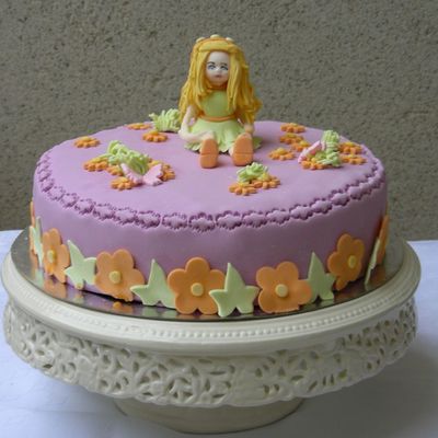 First Fondant Doll Cake