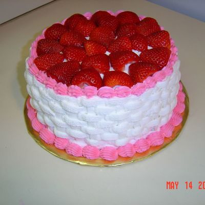Strawberry/lemon Mother's Day Cake