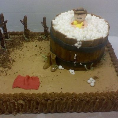 Smaller Baby In A Washtub (Western Theme)