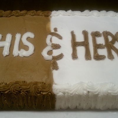 His & Her Cake