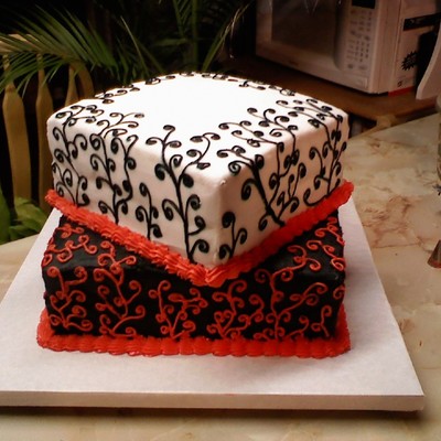 Stacked Swirl Cake