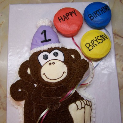 Monkey With Balloons