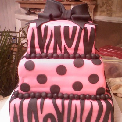 Pink With Zebra Print