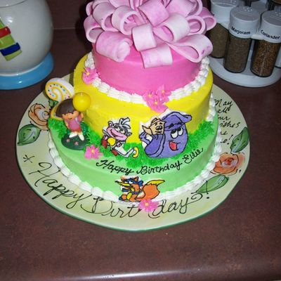 Dora Birthday Cake