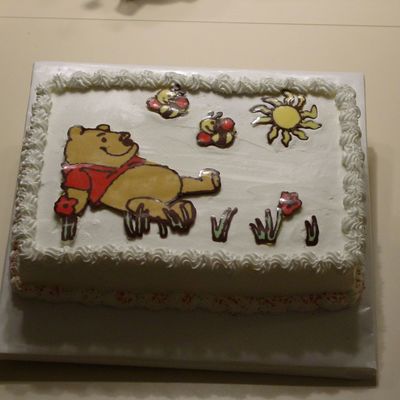 Winnie The Pooh Choc Transfer