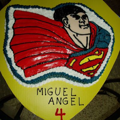 Superman Cake