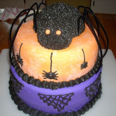 Halloween Spider Cake