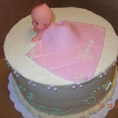 Close Up Of Baby From Winnie The Pooh Cake