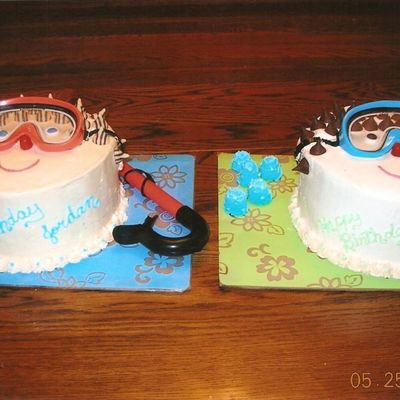 Swim Party Cake