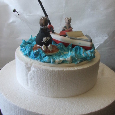 Kiwi And Kangaroo Cake Topper