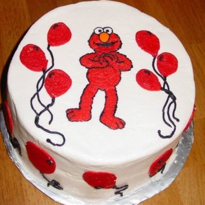 Elmo Cake