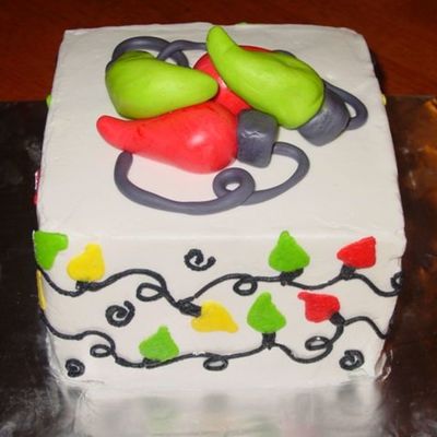 Christmas Light Cake