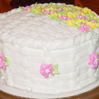 Basketweave Cake