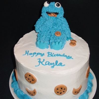 Cookie Monster Cake