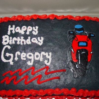 Dirt Bike Cake