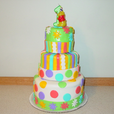 John Paul's 1St Birthday Cake