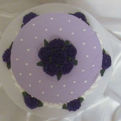 Wilton Course I Rose Cake