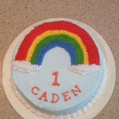 Wilton Course I Rainbow Cake