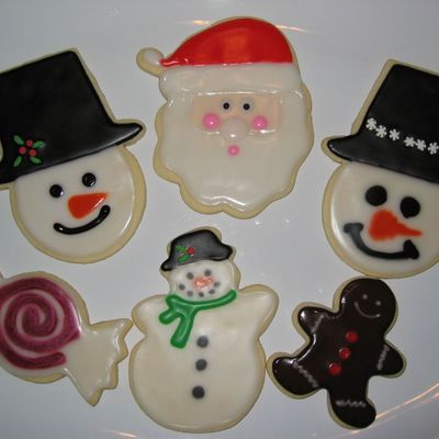 Christmas Cookies-Snowmen, Santa, Etc.