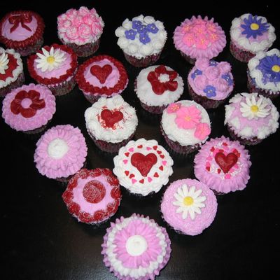 Practice Valentine Cupcakes