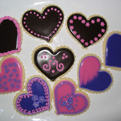 Valentine Heart Cookies