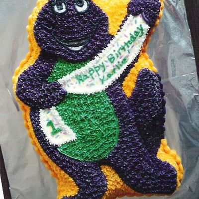 Barney Birthday Cake