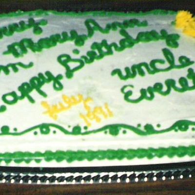 Brother - Uncle - & My Birthday Cake