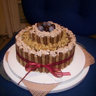 Pirouline Cake